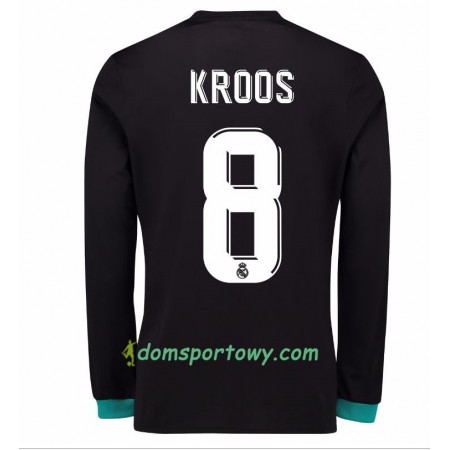Koszulka Real Madryt Toni Kroos 8 Wyjazdowe Koszulki Piłkarskie 2017-2018 Długi Rękaw