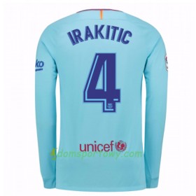 Koszulka FC Barcelona Ivan Rakitic 4 Wyjazdowe Koszulki Piłkarskie 2017-2018 Długi Rękaw