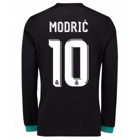 Koszulka Real Madryt Luka Modric 10 Wyjazdowe Koszulki Piłkarskie 2017-2018 Długi Rękaw
