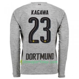 Koszulka Borussia Dortmund Shinji Kagawa 23 Trzeci Koszulki Piłkarskie 2017-2018 Długi Rękaw
