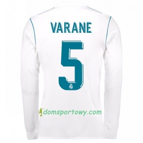 Koszulka Real Madryt Raphael Varane 5 Domowe Koszulki Piłkarskie 2017-2018 Długi Rękaw