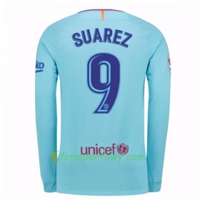 Koszulka FC Barcelona Luis Suarez 9 Wyjazdowe Koszulki Piłkarskie 2017-2018 Długi Rękaw