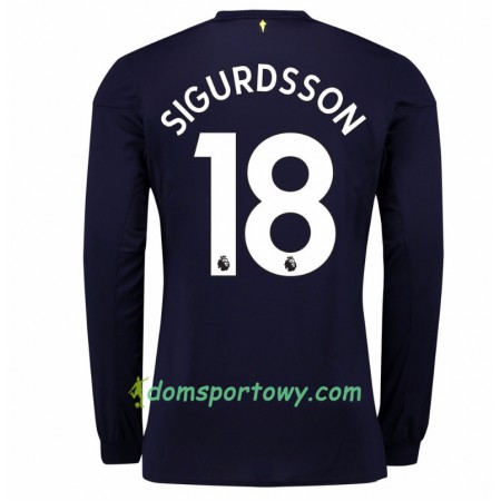 Koszulka Everton Gylfi Sigurdsson 18 Trzeci Koszulki Piłkarskie 2017-2018 Długi Rękaw