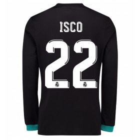 Koszulka Real Madryt Isco 22 Wyjazdowe Koszulki Piłkarskie 2017-2018 Długi Rękaw
