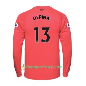 Koszulka Arsenal Bramkarska David Ospina 13 Wyjazdowe Koszulki Piłkarskie 2017-2018 Długi Rękaw