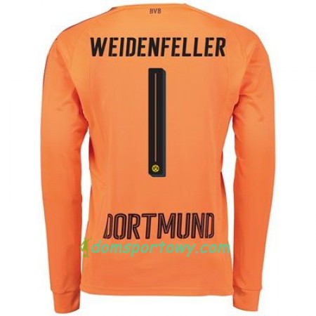 Koszulka Borussia Dortmund Bramkarska Roman Weidenfeller 1 Wyjazdowe Koszulki Piłkarskie 2017-2018 Długi Rękaw