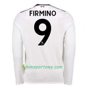 Koszulka Liverpool Roberto Firmino 9 Wyjazdowe Koszulki Piłkarskie 2017-2018 Długi Rękaw
