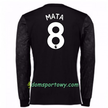 Koszulka Manchester United Juan Mata 8 Wyjazdowe Koszulki Piłkarskie 2017-2018 Długi Rękaw