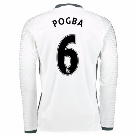 Koszulka Manchester United Paul Pogba 6 Trzeci Koszulki Piłkarskie 2017-2018 Długi Rękaw