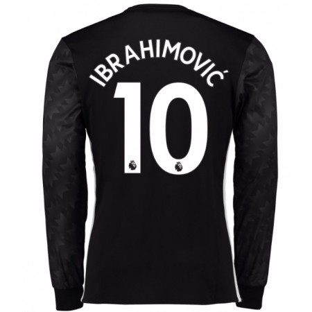 Koszulka Manchester United Ibrahimovic 10 Wyjazdowe Koszulki Piłkarskie 2017-2018 Długi Rękaw