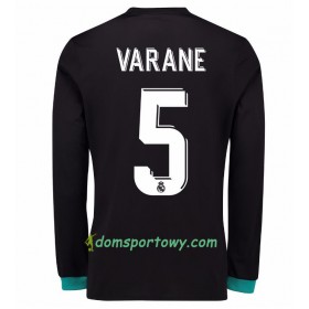 Koszulka Real Madryt Raphael Varane 5 Wyjazdowe Koszulki Piłkarskie 2017-2018 Długi Rękaw