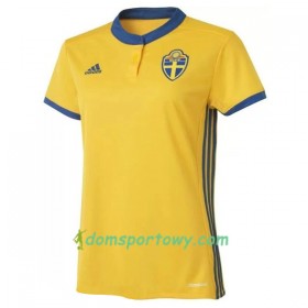 Koszulka Szwecja Damska Domowe Koszulki Piłkarskie Euro 2017