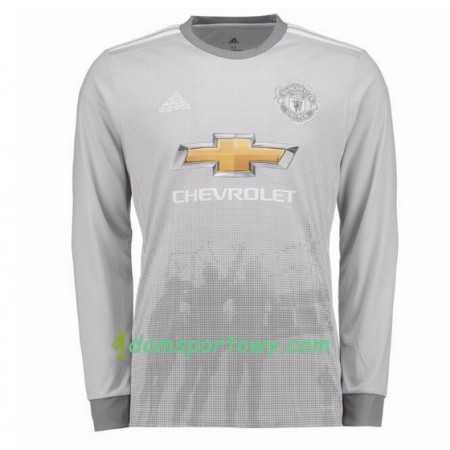 Koszulka Manchester United Trzeci Koszulki Piłkarskie 2017-2018 Długi Rękaw