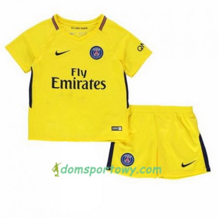 Koszulka Paris SG Dziecięcy Wyjazdowe Koszulki Piłkarskie 2017-2018 Krótki Rękaw