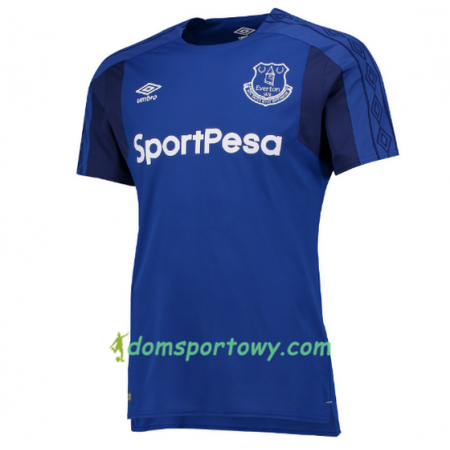 Koszulka Everton Domowe Koszulki Piłkarskie 2017-2018 Krótki Rękaw