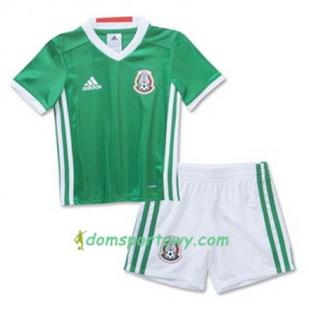 Koszulka Meksyk Dziecięcy Domowe Koszulki Piłkarskie 2016/17 Krótki Rękaw