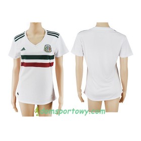 Koszulka Meksyk Damska Wyjazdowe Koszulki Piłkarskie 2017-2018 Krótki Rękaw