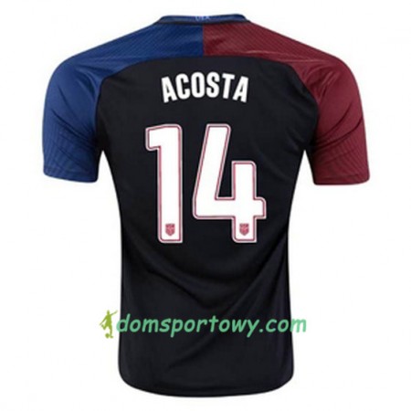 Koszulka Stany Zjednoczone ACOSTA Wyjazdowe Koszulki Piłkarskie 2016/17 Krótki Rękaw