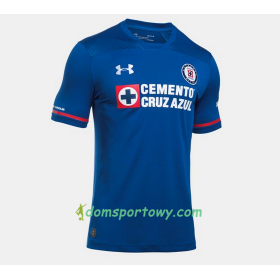 Koszulka Cruz Azul Domowe Koszulki Piłkarskie 2017-2018 Krótki Rękaw