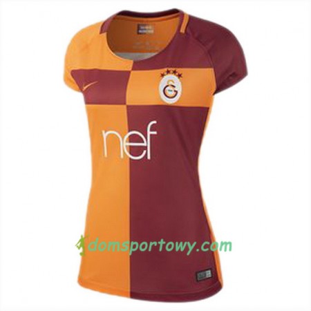 Koszulka Galatasaray SK Damska Domowe Koszulki Piłkarskie 2017-2018 Krótki Rękaw