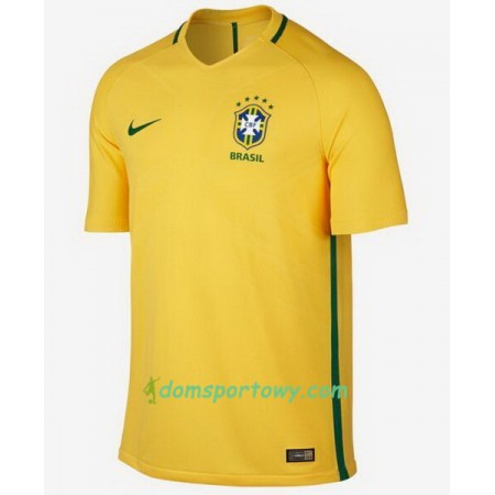 Koszulka Brazylia Domowe Koszulki Piłkarskie 2016/17 Krótki Rękaw