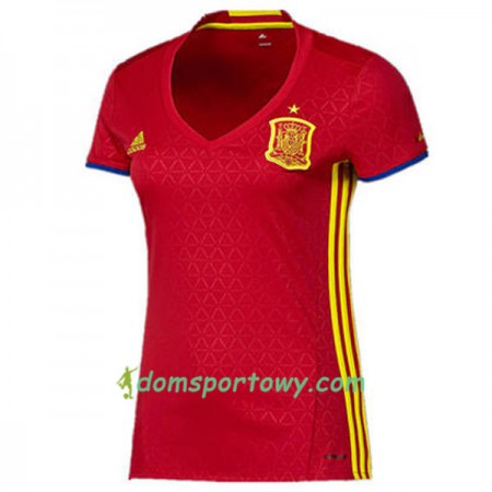 Koszulka Hiszpania Damska Domowe Koszulki Piłkarskie Euro 2016