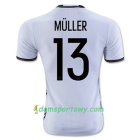Koszulka Niemcy MULLER Domowe Koszulki Piłkarskie Euro 2016