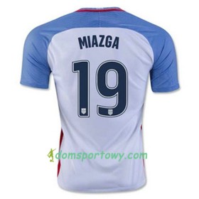 Koszulka Stany Zjednoczone MIAZGA Domowe Koszulki Piłkarskie 2016/17 Krótki Rękaw
