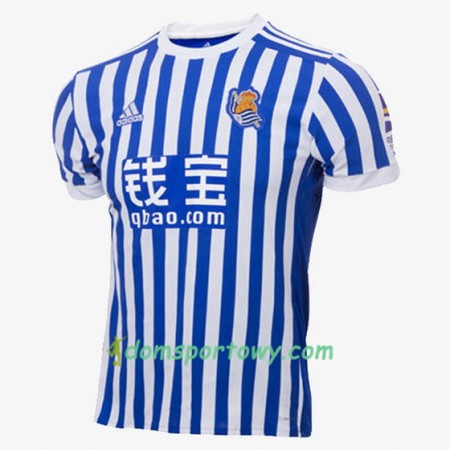 Koszulka Real Sociedad Domowe Koszulki Piłkarskie 2017-2018 Krótki Rękaw