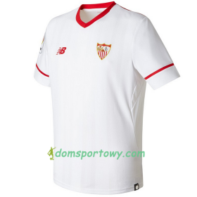 Koszulka Sevilla FC Domowe Koszulki Piłkarskie 2017-2018 Krótki Rękaw