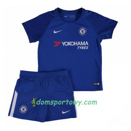Koszulka Chelsea Dziecięcy Domowe Koszulki Piłkarskie 2017-2018 Krótki Rękaw