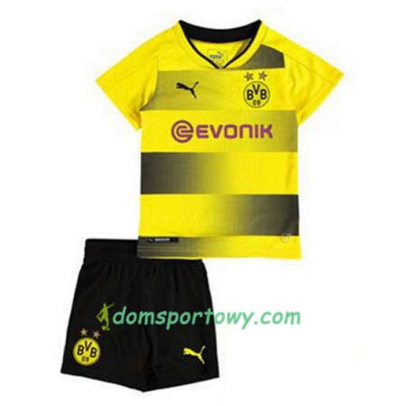 Koszulka Borussia Dortmund Dziecięcy Domowe Koszulki Piłkarskie 2017-2018 Krótki Rękaw