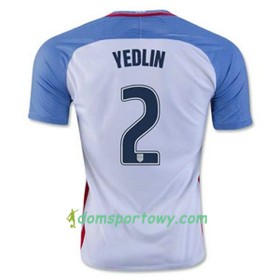 Koszulka Stany Zjednoczone YEDLIN Domowe Koszulki Piłkarskie 2016/17 Krótki Rękaw