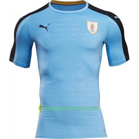 Koszulka Urugwaj Domowe Koszulki Piłkarskie 2016/17 Krótki Rękaw