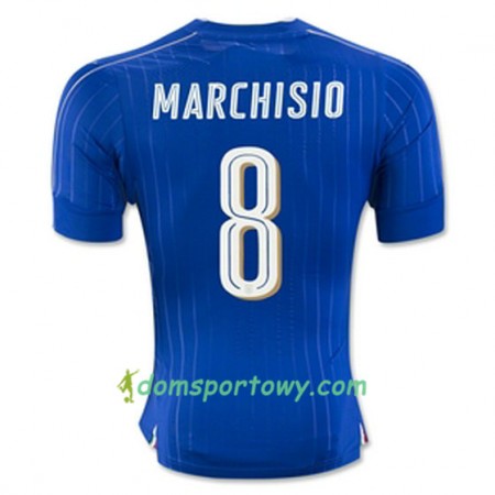 Koszulka Włochy MARCHISIO Domowe Koszulki Piłkarskie Euro 2016