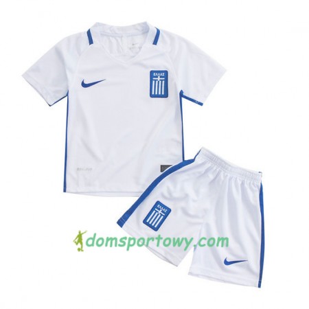 Koszulka Grecja Dziecięcy Domowe Koszulki Piłkarskie 2016/17 Krótki Rękaw