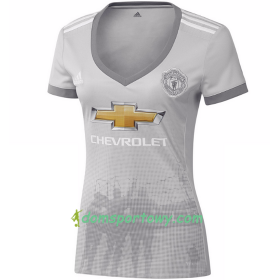 Koszulka Manchester United Damska Trzeci Koszulki Piłkarskie 2017-2018 Krótki Rękaw
