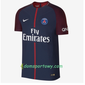 Koszulka Paris SG Domowe Koszulki Piłkarskie 2017-2018 Krótki Rękaw