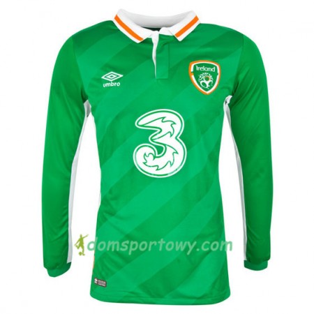 Koszulka Irlandia Domowe Koszulki Piłkarskie Euro 2016 Długi Rękaw