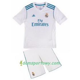 Koszulka Real Madryt Dziecięcy Domowe Koszulki Piłkarskie 2017-2018 Krótki Rękaw