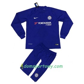Koszulka Chelsea Domowe Koszulki Piłkarskie 2017-2018 Długi Rękaw