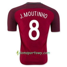Koszulka Portugalia J MOUTINHO Domowe Koszulki Piłkarskie Euro 2016