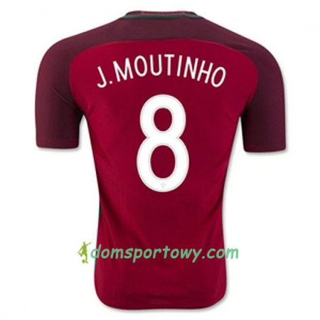 Koszulka Portugalia J MOUTINHO Domowe Koszulki Piłkarskie Euro 2016