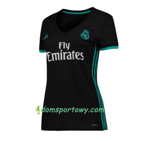 Koszulka Real Madryt Damska Wyjazdowe Koszulki Piłkarskie 2017-2018 Krótki Rękaw