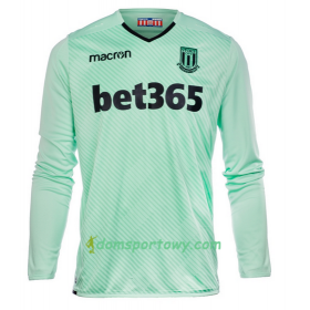 Koszulka Stoke City Bramkarska Wyjazdowe Koszulki Piłkarskie 2017-2018 Długi Rękaw