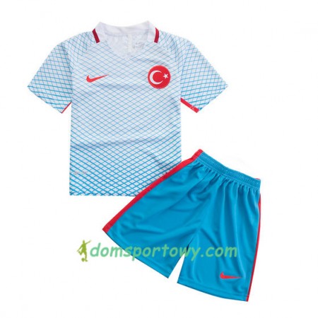 Koszulka Turcja Dziecięcy Wyjazdowe Koszulki Piłkarskie 2016/17 Krótki Rękaw