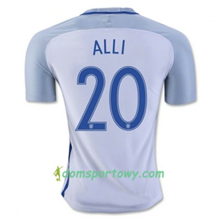Koszulka Anglia ALLI Domowe Koszulki Piłkarskie 2016/17 Krótki Rękaw