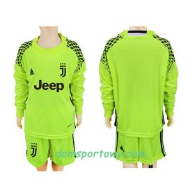 Koszulka Juventus Dziecięcy fluorescence Koszulki Piłkarskie 2017-2018 Długi Rękaw