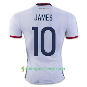 Koszulka Kolumbia JAMES Domowe Koszulki Piłkarskie 2016/17 Krótki Rękaw