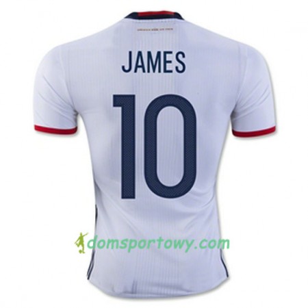 Koszulka Kolumbia JAMES Domowe Koszulki Piłkarskie 2016/17 Krótki Rękaw